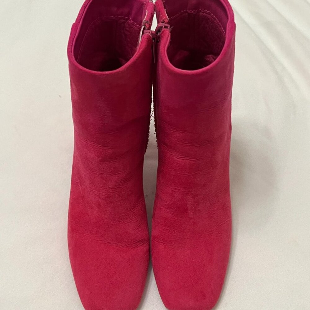 Sugar Booties Suede in bright Pink size 6 - Picture 3 of 5